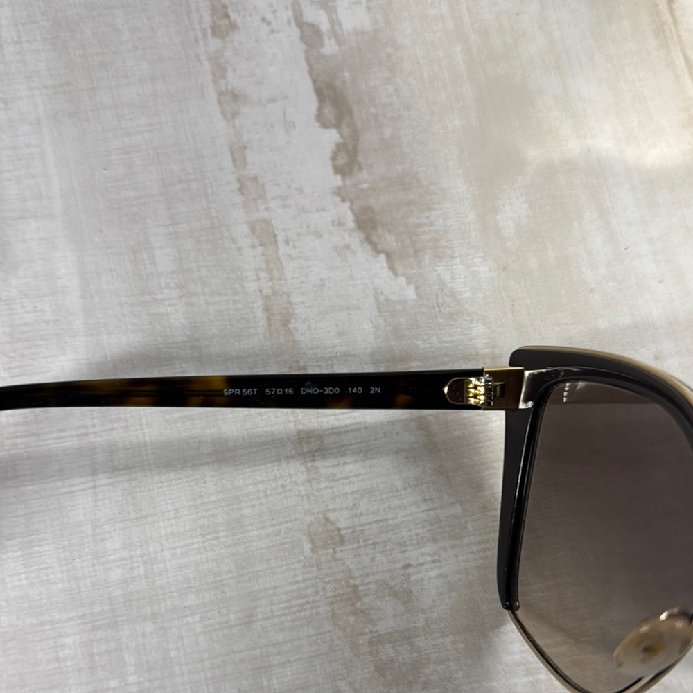 Prada Brown and Gold Oversized Sunglasses - Picture 4 of 5